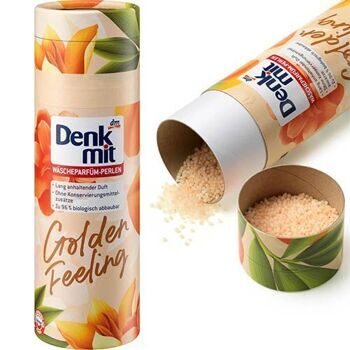 Парфюмированные шарики для стирки Denk Mit Golden Feeling, 275 г
